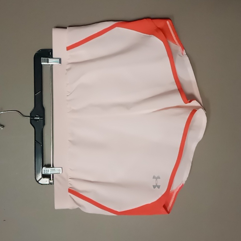 Under Armour Light Pink/Bright Trim Athletic Shorts w Liner XL